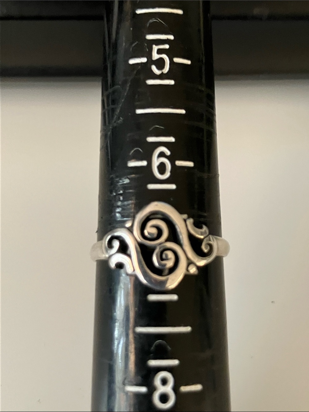 James Avery Spanish Swirl Sterling Silver Ring - Picture 2 of 7